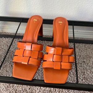 Zara mule sandals size 40